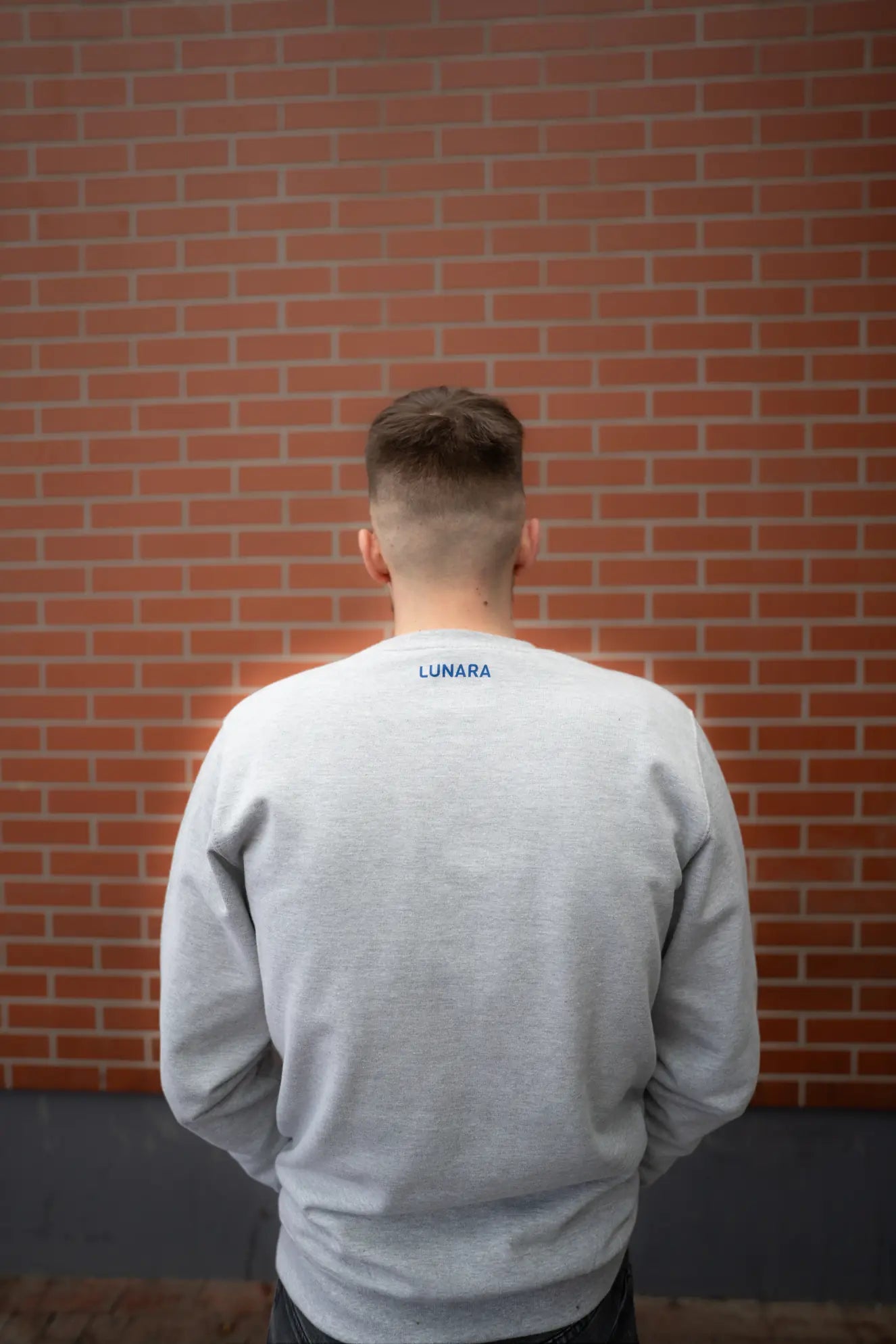 Lunara grey sweetshirt men
