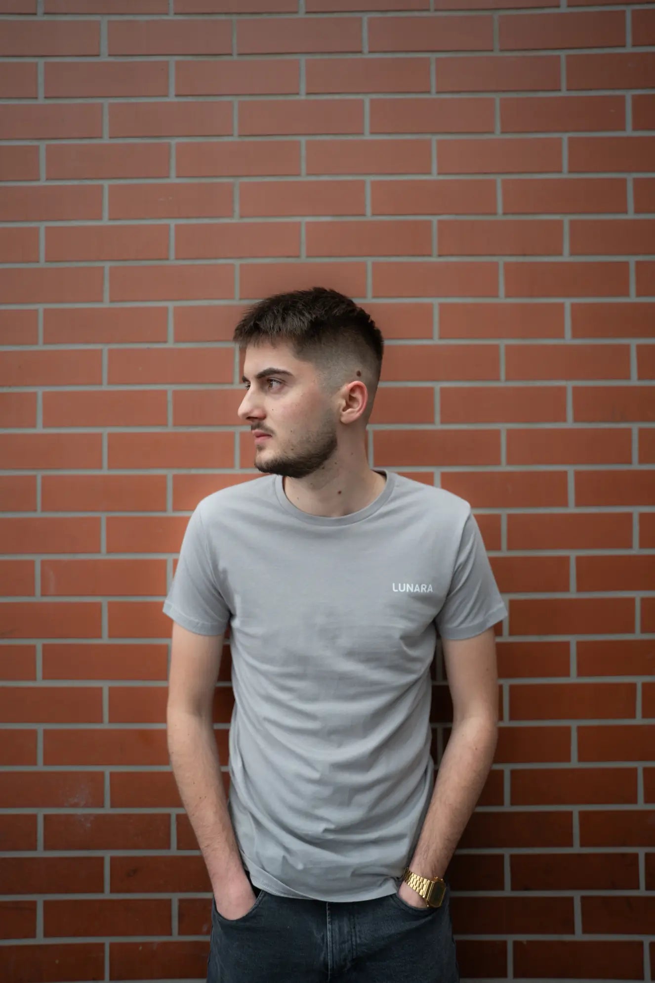 Lunara grey t-shirt men