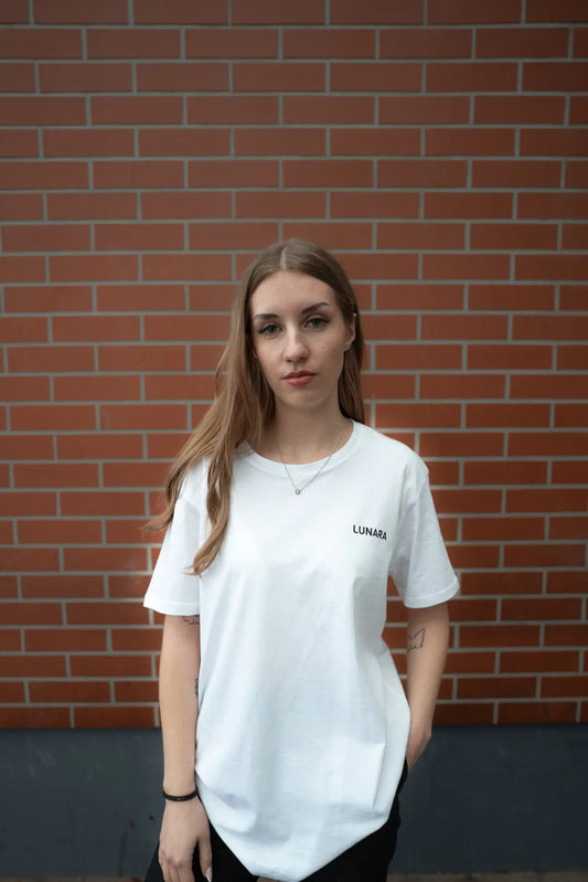 Lunara white t-shirt women